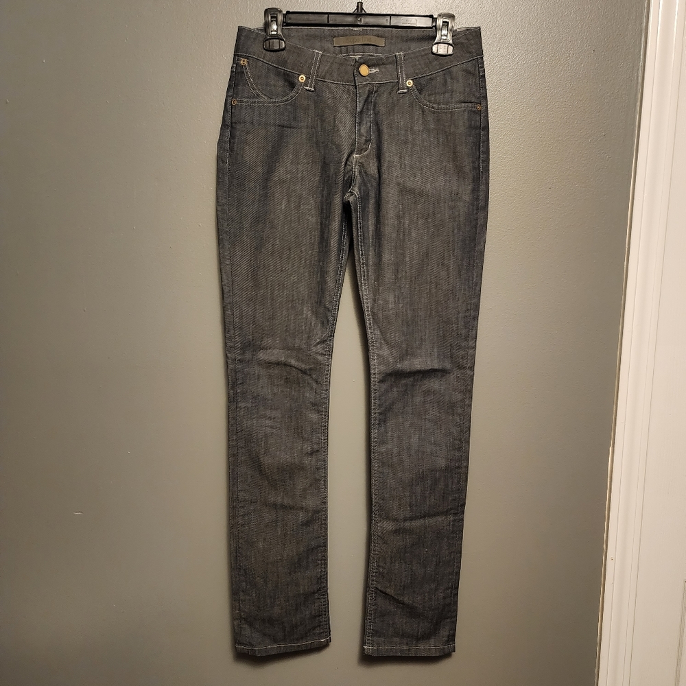 Superfine straight leg gray jeans size 29